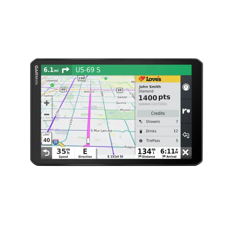 Garmin Dezl OTR810 8" GPS Truck Navigator (Garmin Certified Refurbished) by Garmin