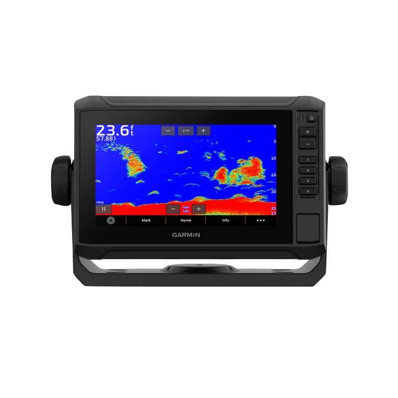 Garmin ECHOMAP UHD2 7-inch sv chartplotter with Navionics+ U.S. Inland Mapping, black marine display