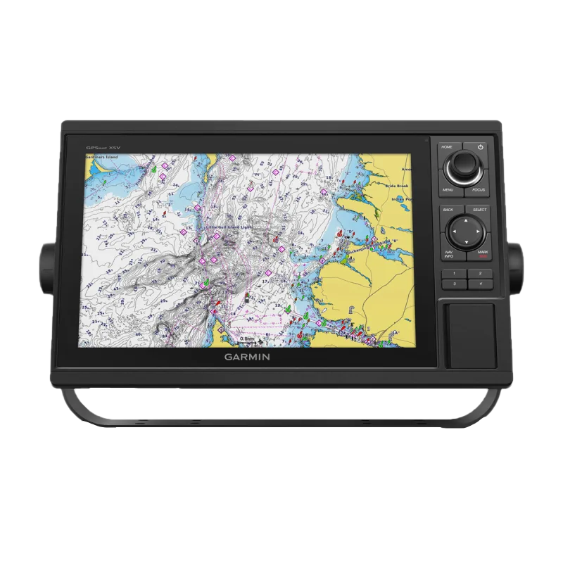 Garmin GPSMAP 1222 marine chartplotter with worldwide basemap, black