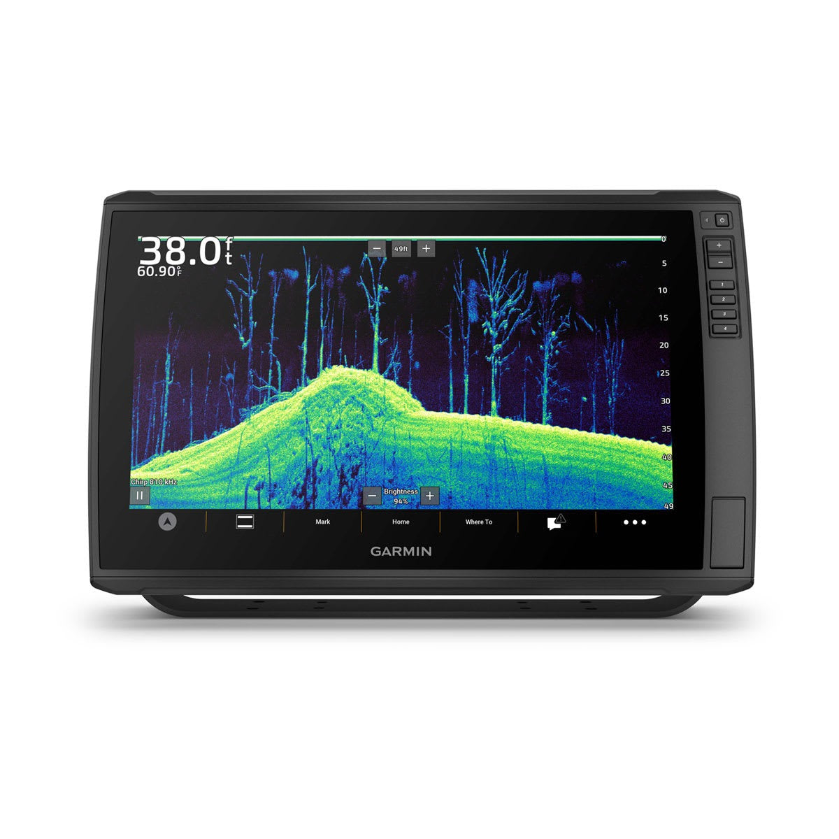 Garmin Echomap Ultra 2 16-inch chartplotter, black marine GPS display, without transducer