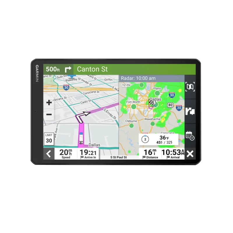 Garmin RV 1095 10-inch GPS navigation system, certified refurbished; black RV navigator