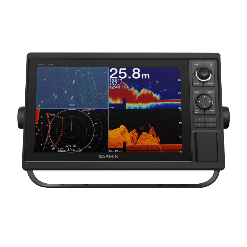 Garmin GPSMAP 1222xsv marine chartplotter without transducer, black bezel