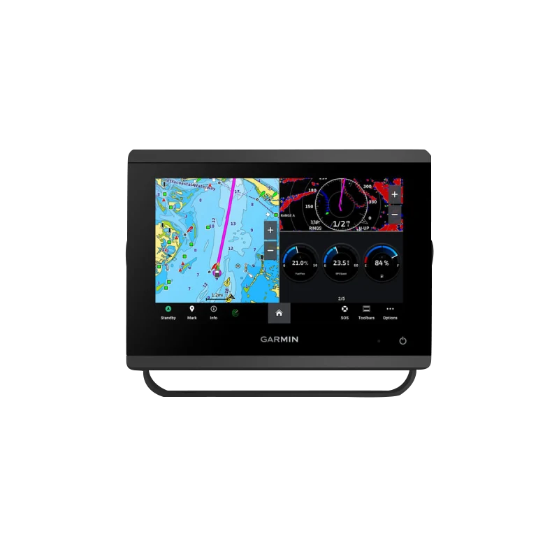 Garmin GPSMAP 743 Non-Sonar marine chartplotter with mapping, black