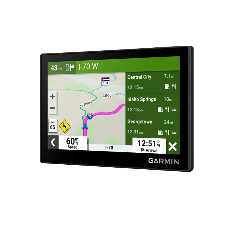 Garmin Drive 53 GPS navigation system with Live Traffic, black touchscreen display