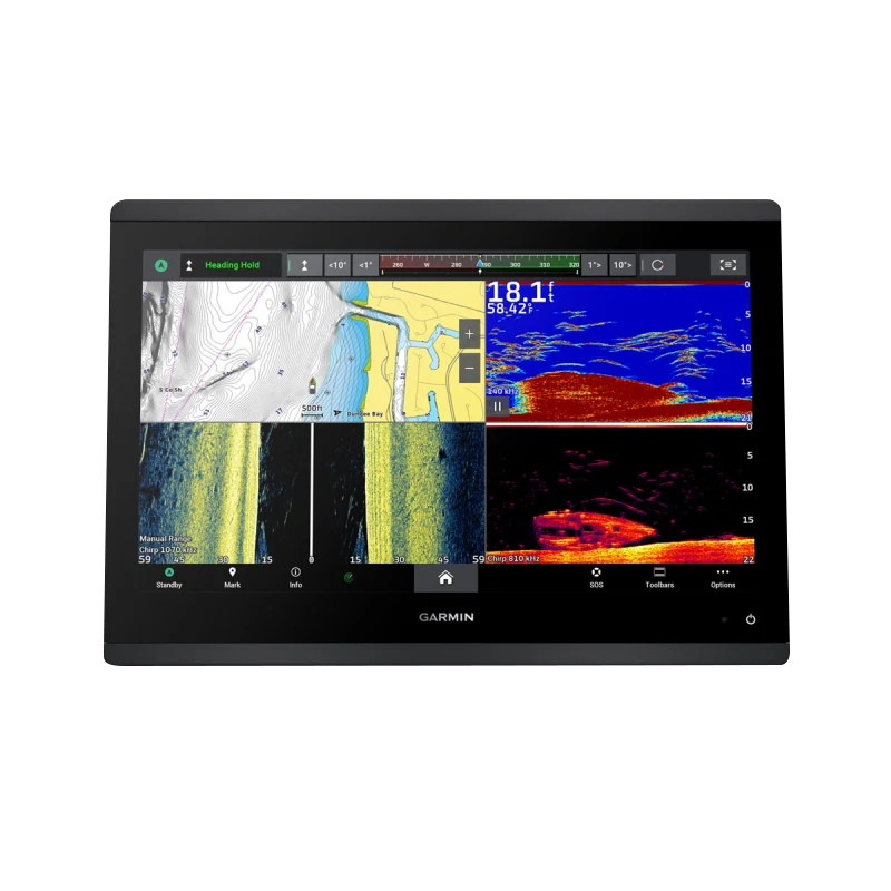 Garmin GPSMAP 1643xsv SideVü, ClearVü and Traditional CHIRP Sonar with Mapping (010-02919-03) by Garmin