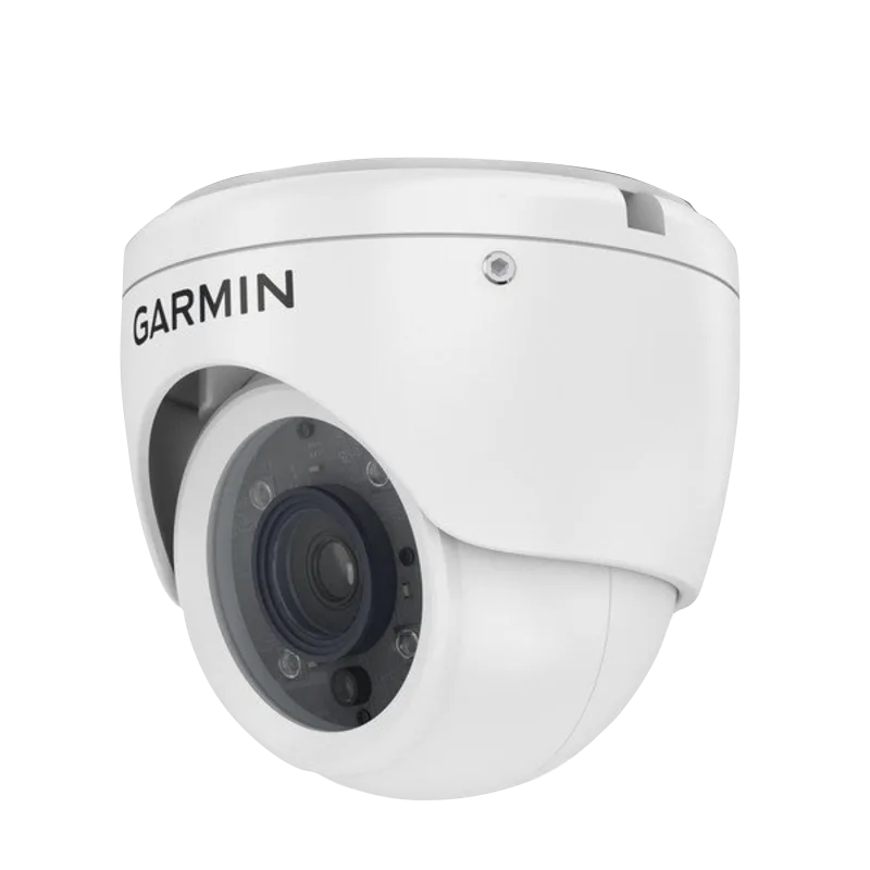 Garmin GC 200 Marine IP Camera, white dome surveillance camera