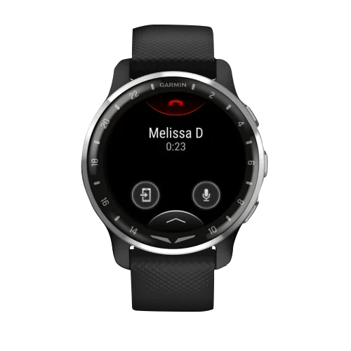 Garmin D2 Air X10 Aviator smartwatch with black strap and round bezel