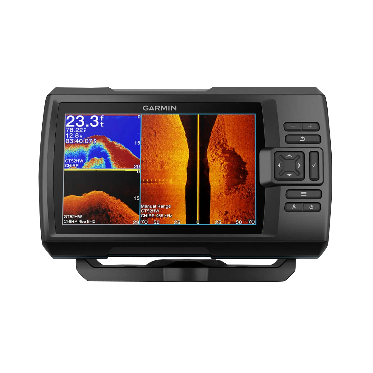 Garmin STRIKER Vivid 7sv fish finder without transducer display unit in black