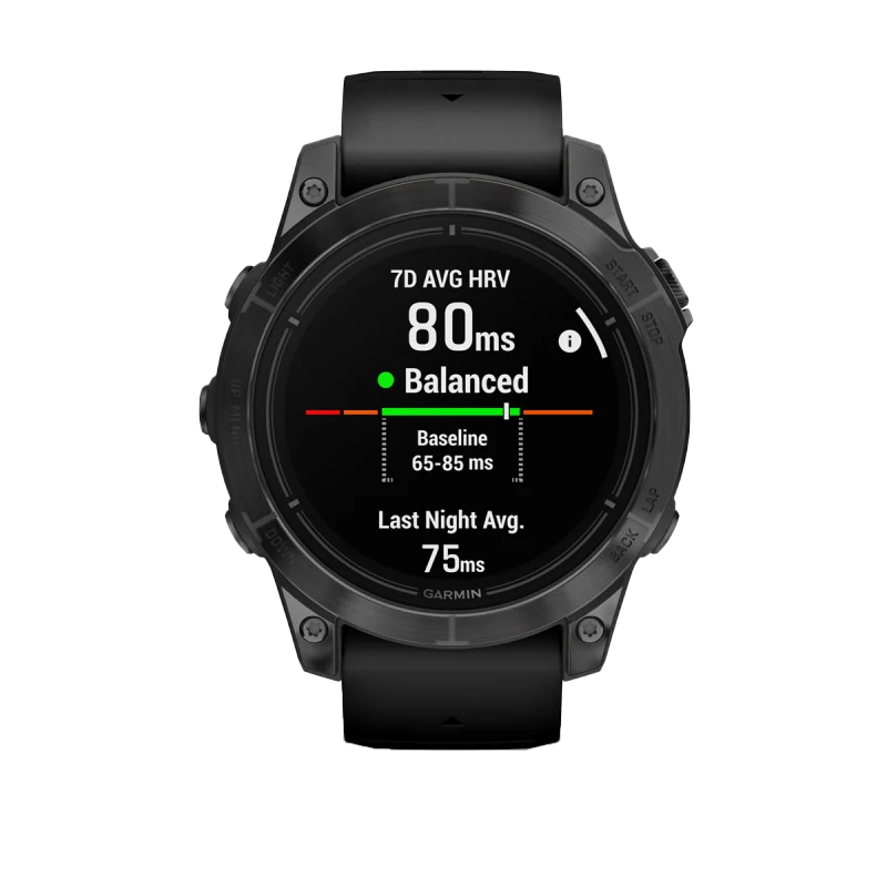 Epix Pro Gen 2 47mm Slate Gray Standard Edition with Black Band Garmin smartwatch