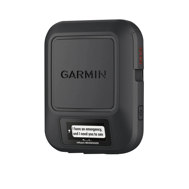 Garmin inReach Messenger SOS Satellite Communicator, black, GPS tracking device, certified refurbished