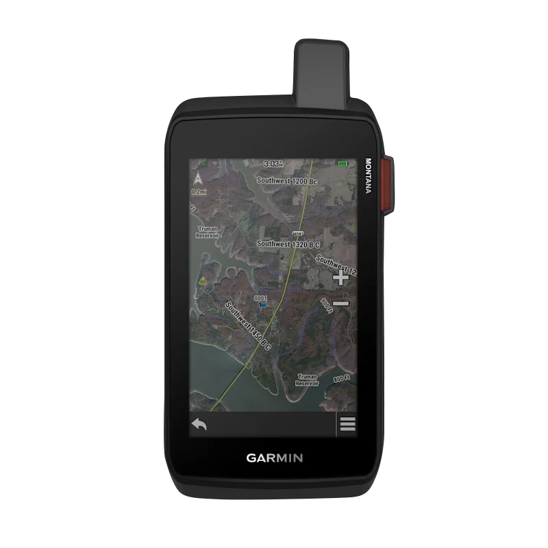 Garmin Montana 710i rugged outdoor GPS touchscreen navigator with inReach, black handheld