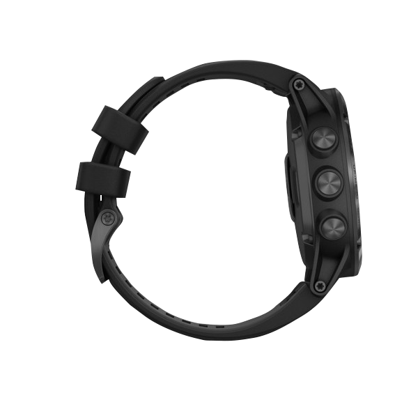 Garmin Fenix 5X Plus Sapphire Black w/ Black Band (010-01989-00) by Garmin