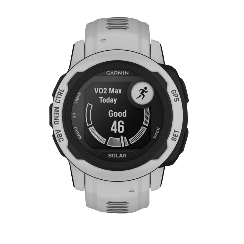 Garmin Instinct 2S Solar smartwatch, Mist Gray, certified refurbished