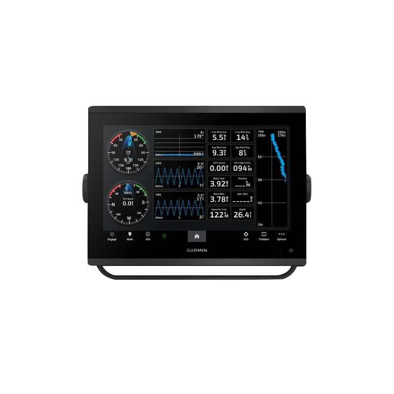 Garmin GPSMAP 1243 Non-sonar with Mapping marine chartplotter, black