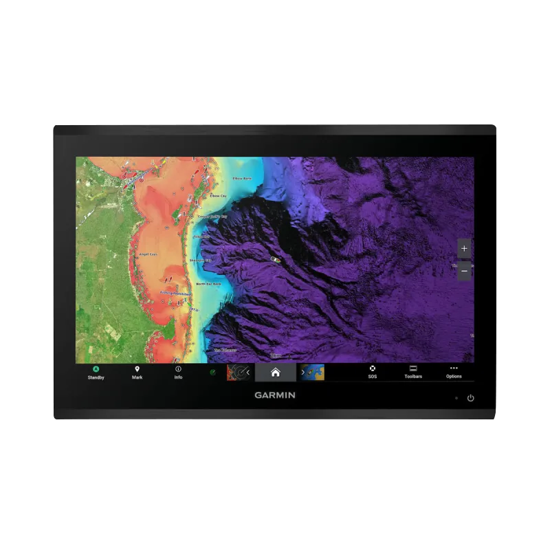 Garmin GPSMAP 9019 Premium Chartplotter with Worldwide Basemap, black marine navigation device