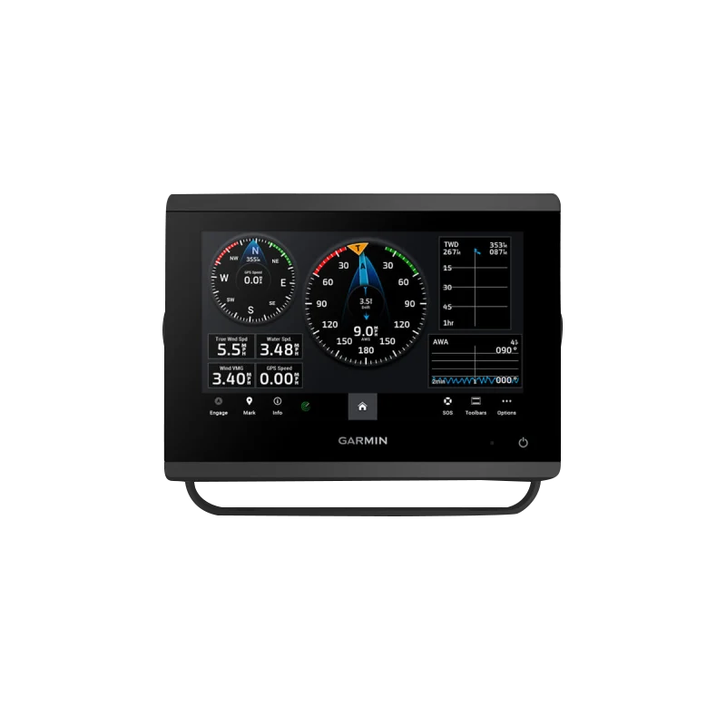Garmin GPSMAP 743 marine chartplotter with mapping, non-sonar, black display unit