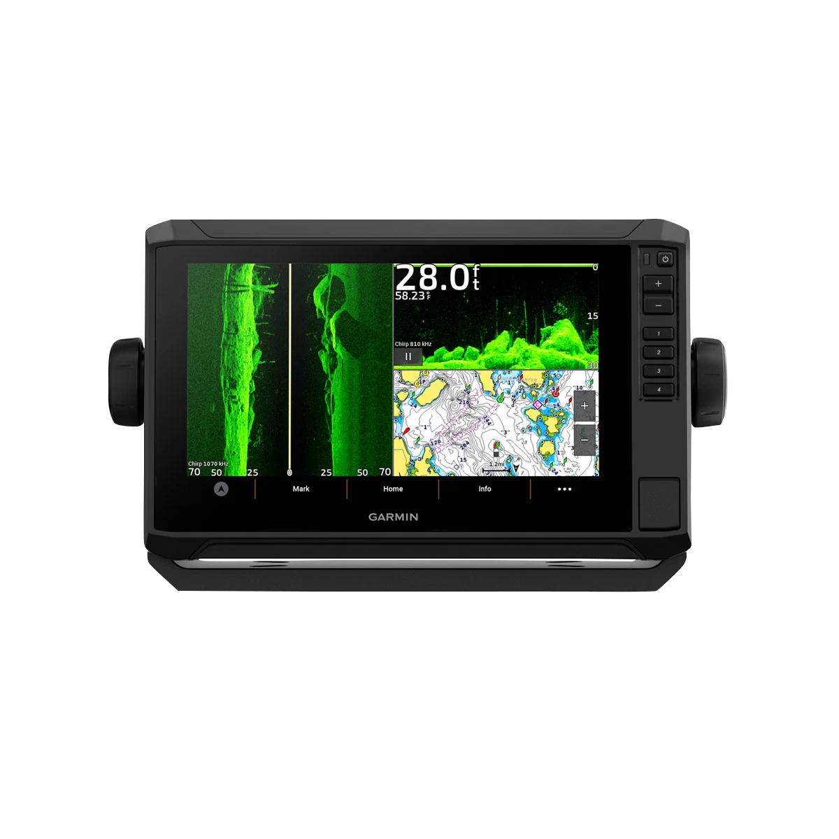 Garmin ECHOMAP UHD2 9-inch sv Chartplotter with GT56UHD-TM transducer and Navionics+ U.S. Coastal & Great Lakes mapping