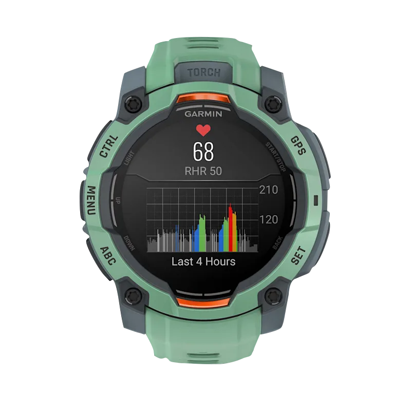 Garmin Instinct 3 AMOLED, (45mm) Neo Tropic with Neo Tropic Band (010-02936-01) by Garmin