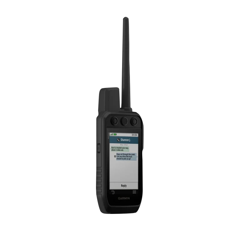 Garmin Alpha 300i handheld dog-tracking device with antenna, black