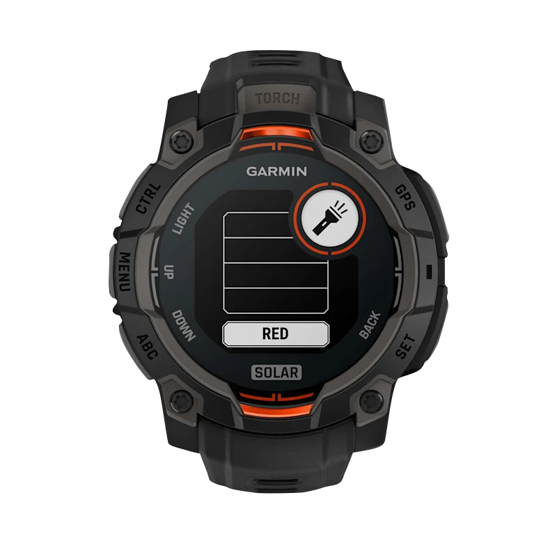 Garmin Instinct 3 Solar smartwatch, 45mm, black case with black band