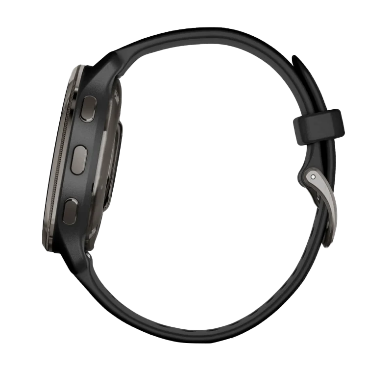 Garmin Venu 2 Plus smartwatch with slate/stainless steel bezel and black case (certified refurbished)