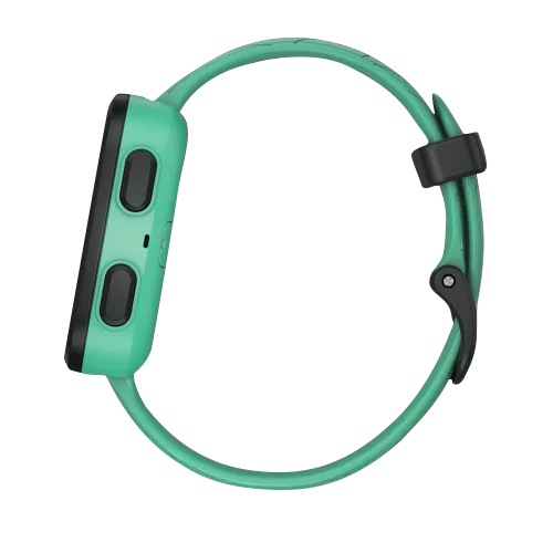 Garmin Bounce Green Burst smartwatch with green band and black side buttons