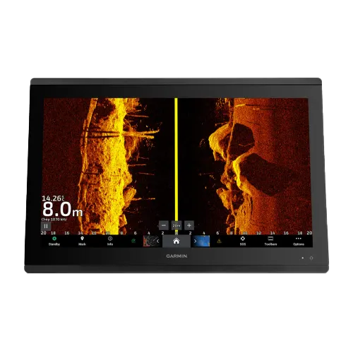 Garmin GPSMAP 8422 MFD marine chartplotter with black bezel