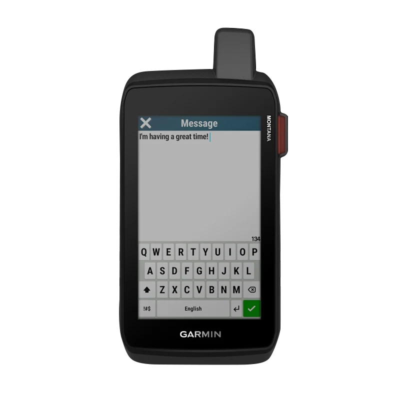 Garmin Montana 710i rugged black outdoor GPS touchscreen navigator with inReach 010-02964-00