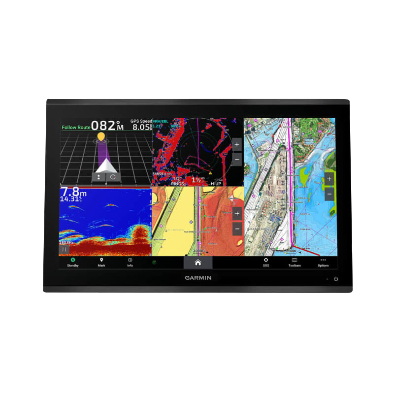 Garmin GPSMAP 9022 Premium marine chartplotter with Worldwide Basemap (010-02674-00), black bezel