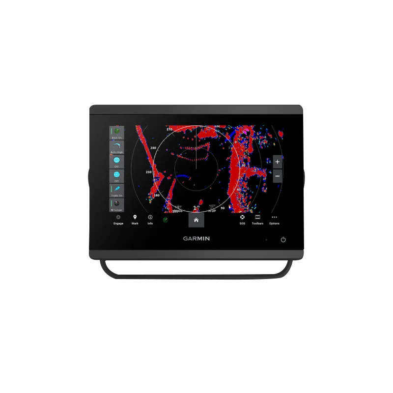 Garmin GPSMAP 743xsv black marine chartplotter with SideVü, ClearVü and CHIRP sonar and mapping