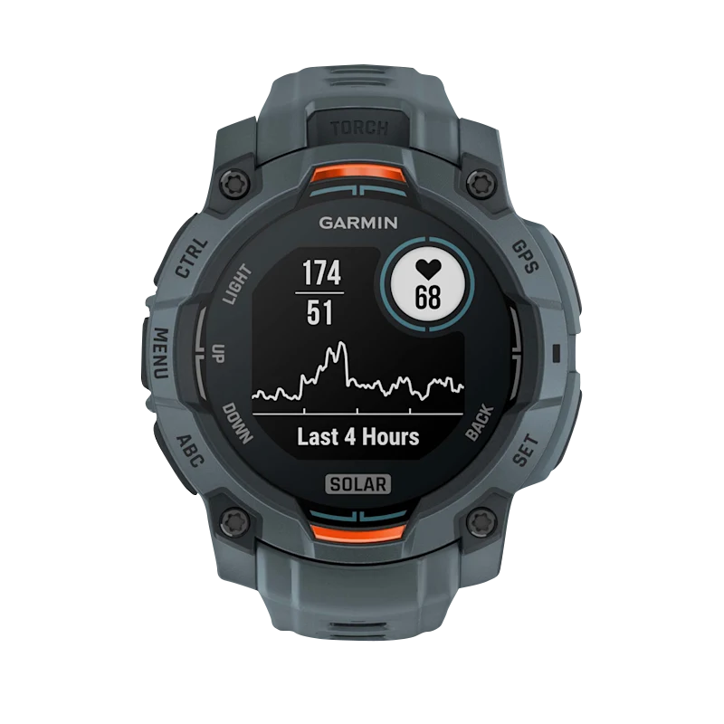 Garmin Instinct 3 Solar smartwatch, 45mm Twilight with Twilight Band