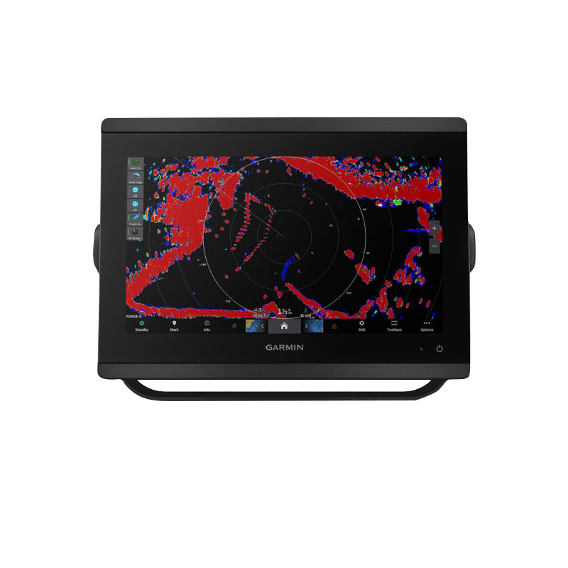 Garmin GPSMAP 8412xsv marine chartplotter with worldwide basemap and sonar, black display unit