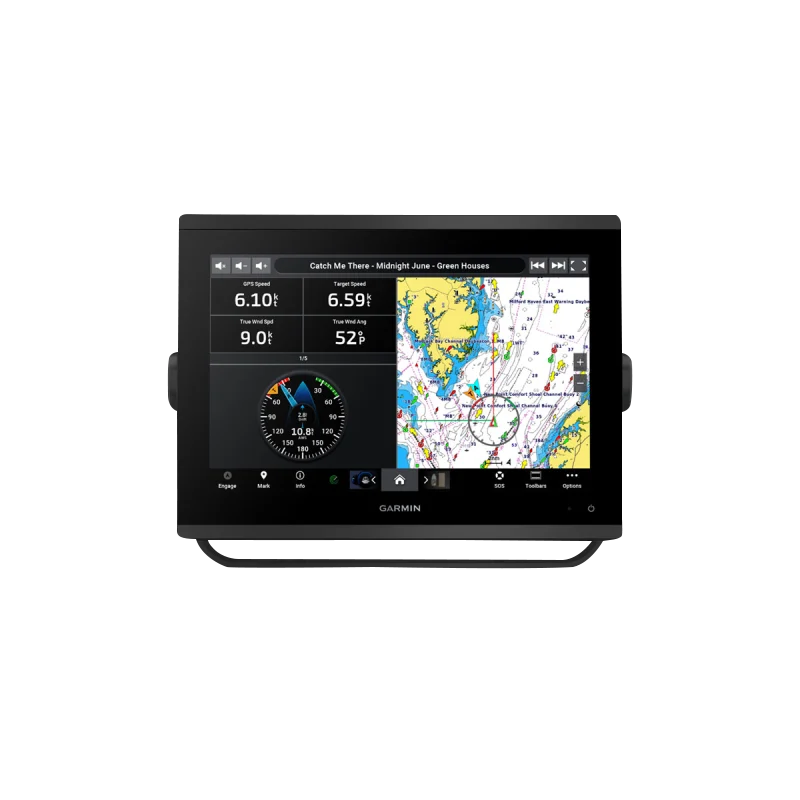 Garmin GPSMAP 1243 marine chartplotter, black non-sonar with mapping
