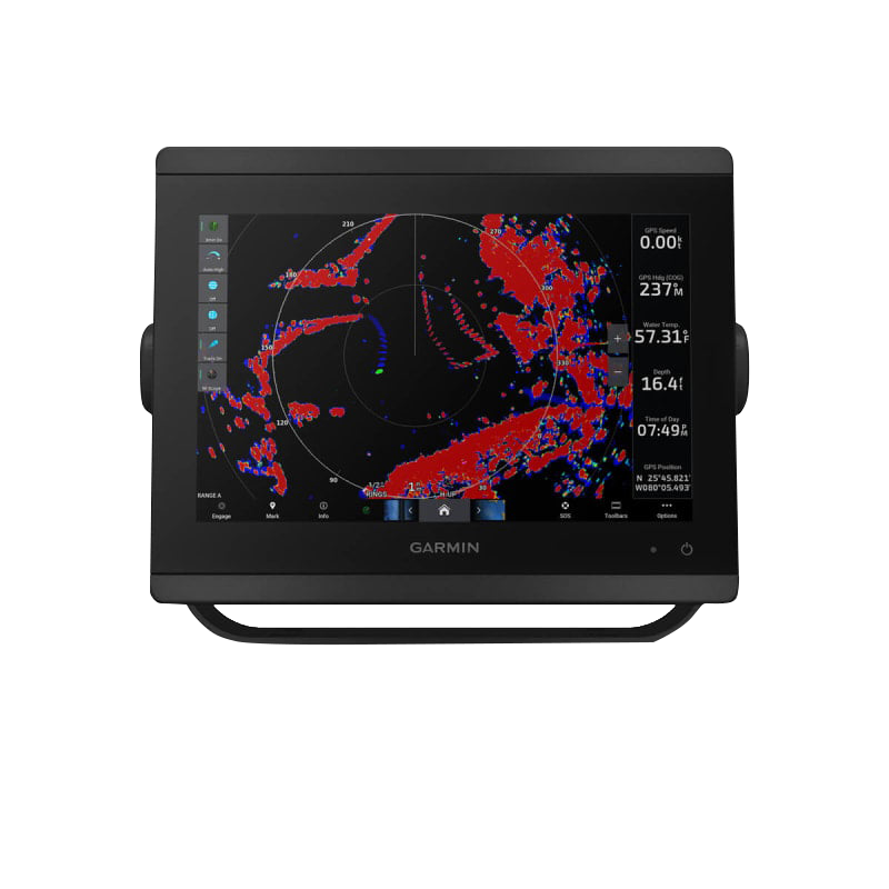 Garmin GPSMAP 8410xsv marine chartplotter with Worldwide Basemap, black unit