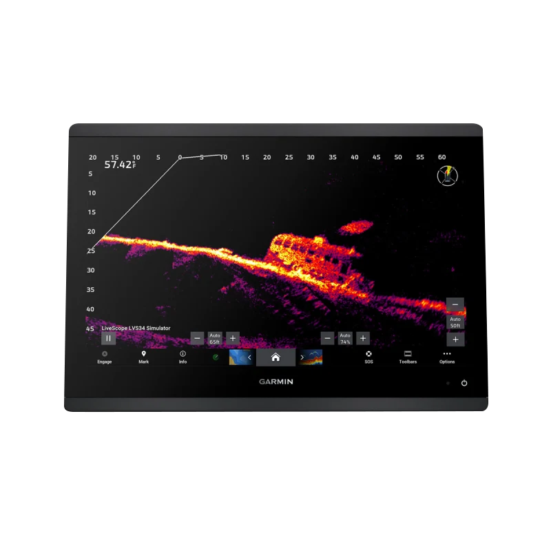 Garmin GPSMAP 1643xsv SideVü, ClearVü and Traditional CHIRP Sonar with Mapping (010-02919-03) by Garmin