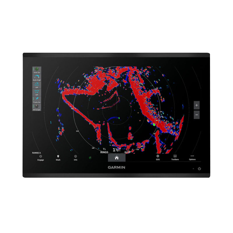 Garmin GPSMAP 9219 Premium chartplotter display with Navionics+ map on a black bezel