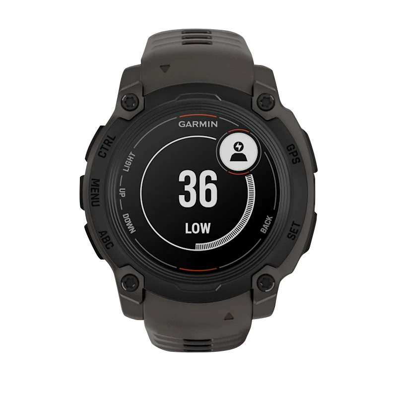 Garmin Instinct E 40mm smartwatch with charcoal band