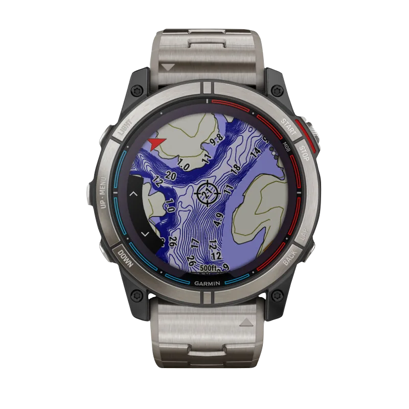 Garmin Quatix 7X Solar, Marine GPS Smartwatch with Solar Charging (Garmin Certified Refurbished) by Garmin