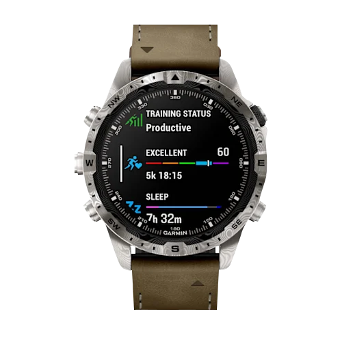 Garmin MARQ Adventurer (Gen 2), Damascus Steel Edition Modern Tool Watch (010-03393-30) by Garmin