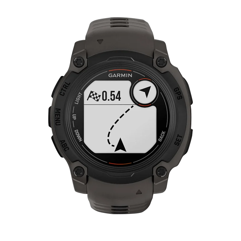 Garmin Instinct E 40mm smartwatch with charcoal band and black bezel