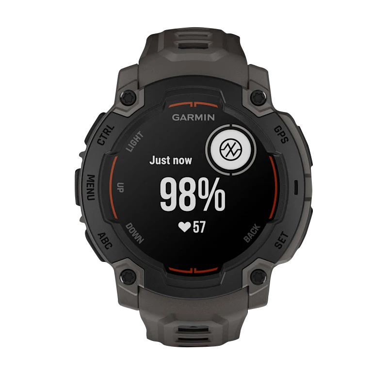 Garmin Instinct E 45mm smartwatch with charcoal band