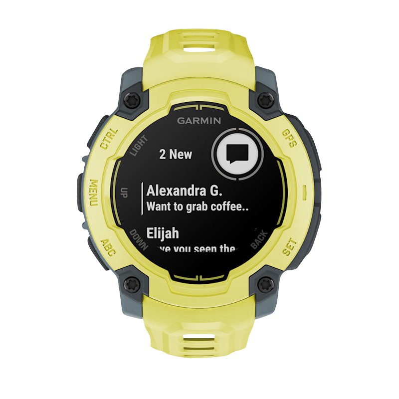 Garmin Instinct E smart watch, 45mm, electric lime with matching band