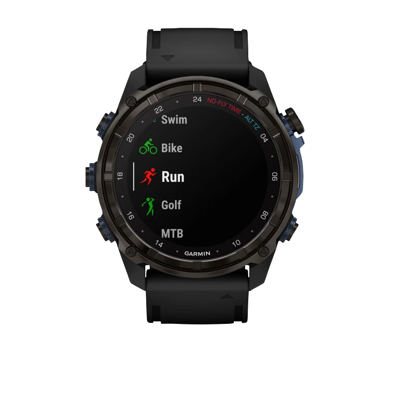 Garmin Descent Mk3i, 51 mm Carbon Gray DLC Titanium with Black Silicone Band and Descent T2 Transceiver by Garmin