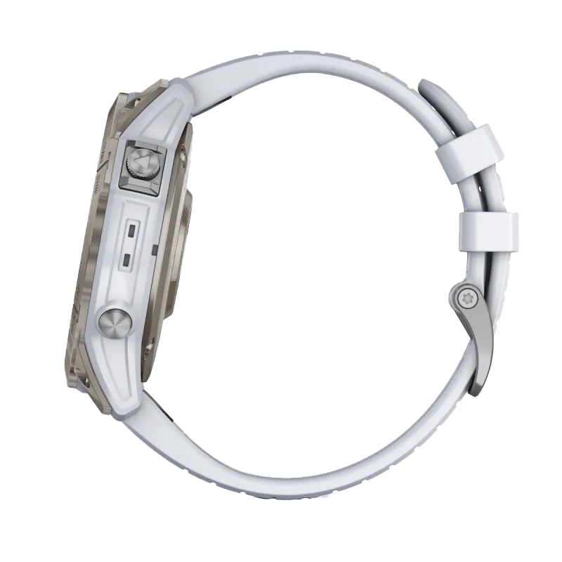 Garmin Epix Pro (Gen 2), 51 mm Sapphire Edition Titanium with Whitestone Band (010-02804-10) by Garmin