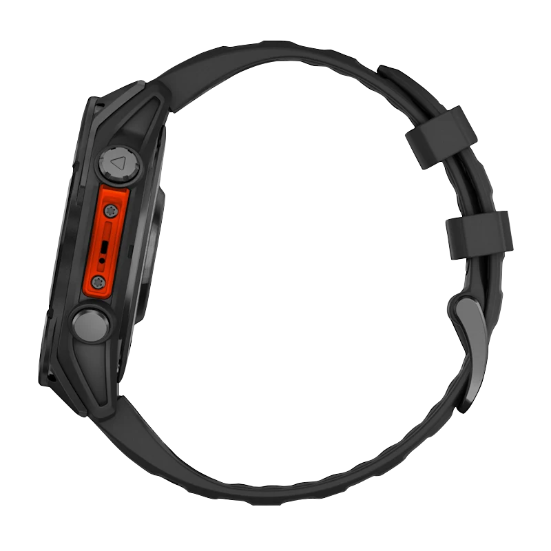 Garmin Fenix 8, 47 mm AMOLED, Slate Gray with Black Silicone Band (010-02904-00) by Garmin