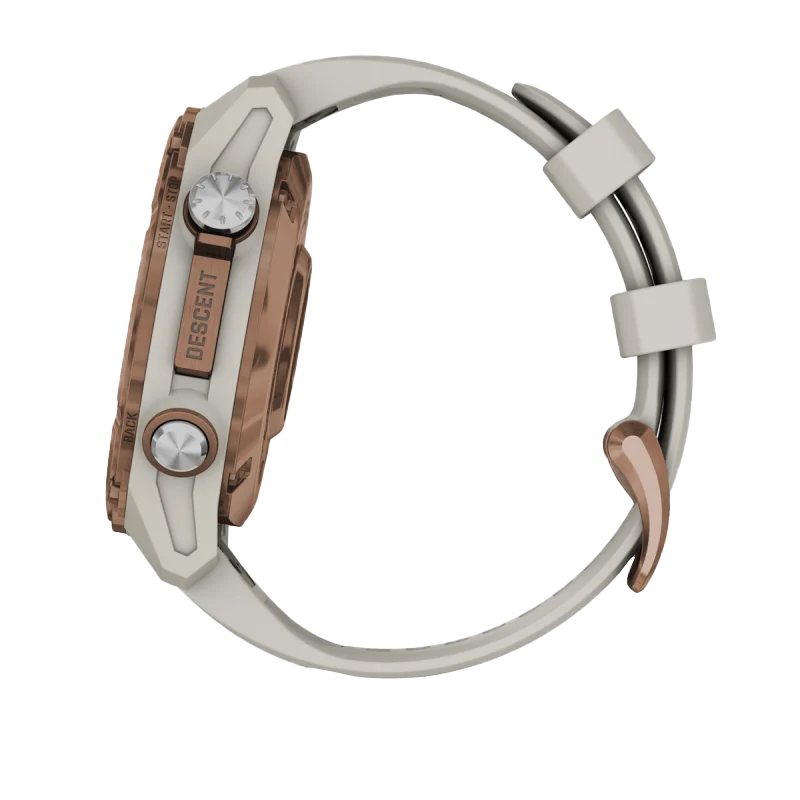 Garmin Descent Mk3i, 43 mm Bronze PVD Titanium with French Gray Silicone Band (010-02753-13) by Garmin
