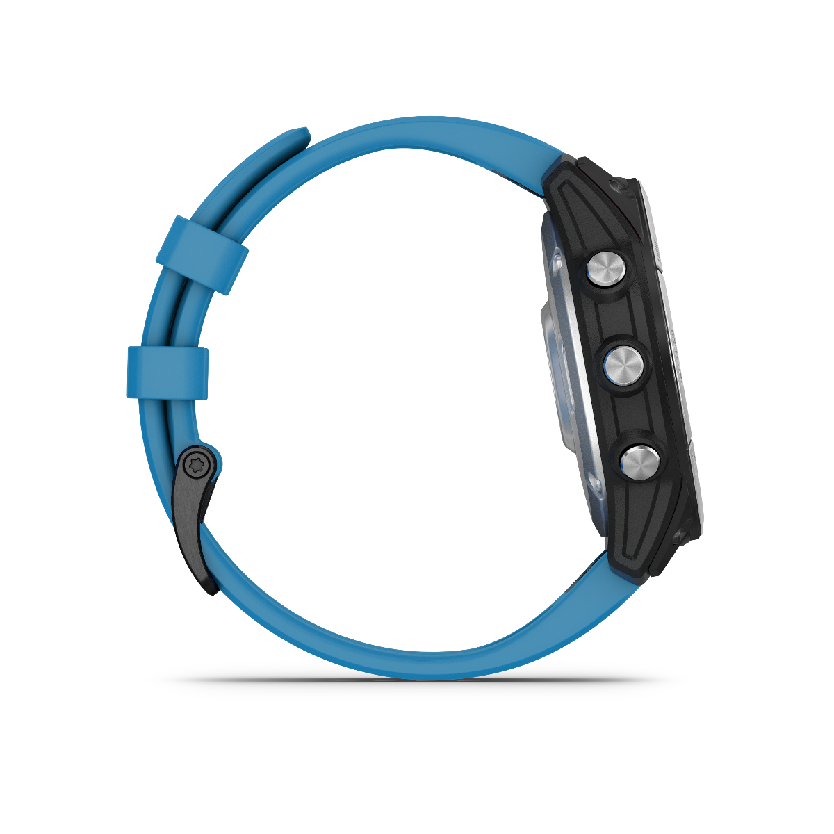 Garmin Quatix 7 Marine GPS Smartwatch with blue silicone band, Standard Edition