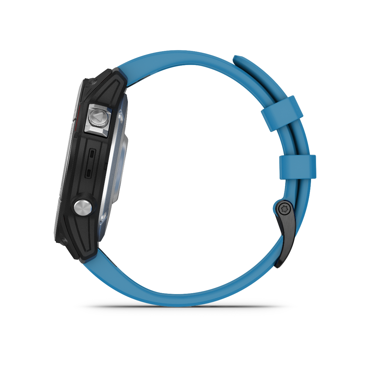 Garmin Quatix 7 marine GPS smartwatch with blue silicone strap