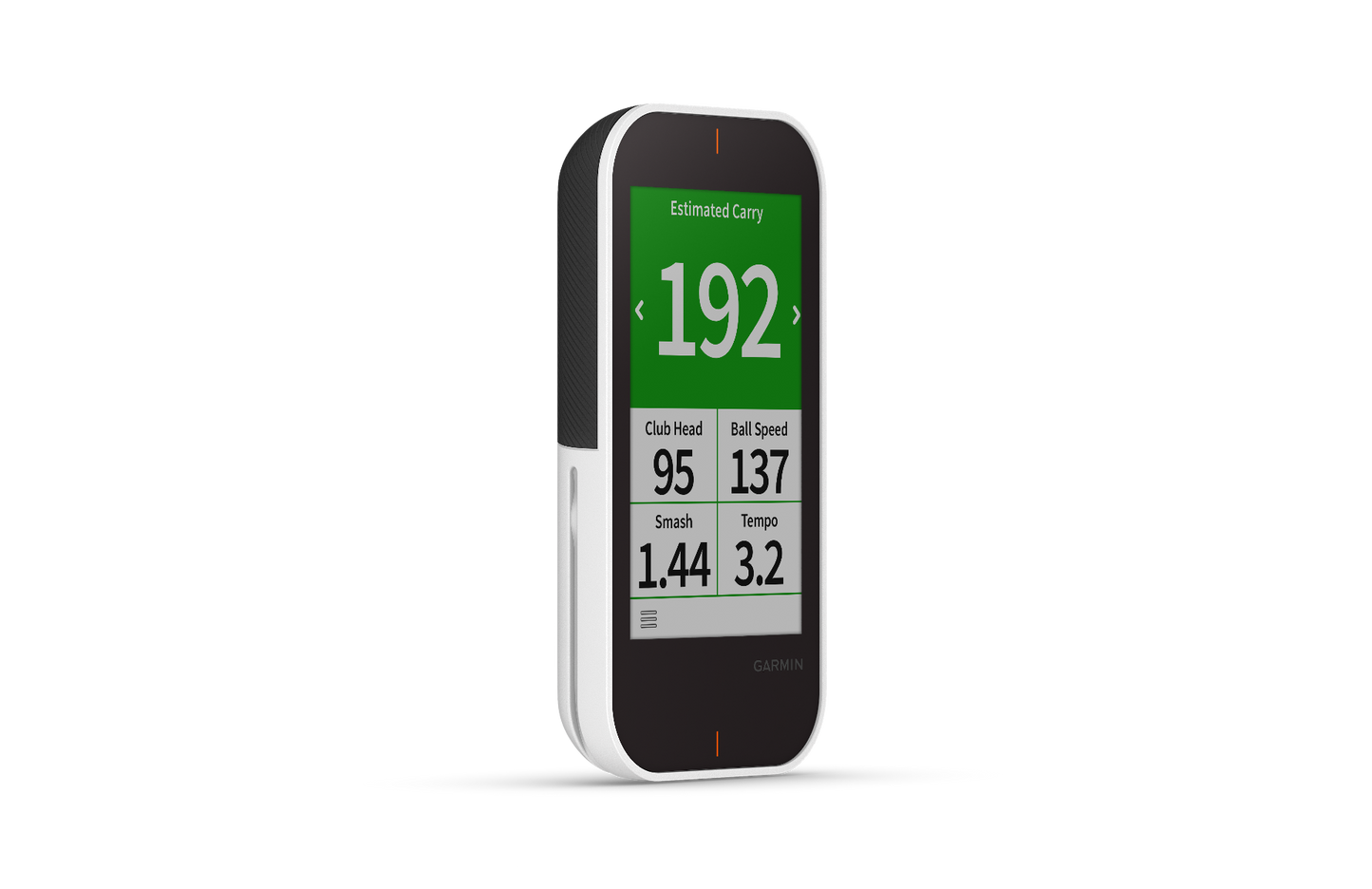 Garmin Approach G80 golf GPS & rangefinder with white body and black display