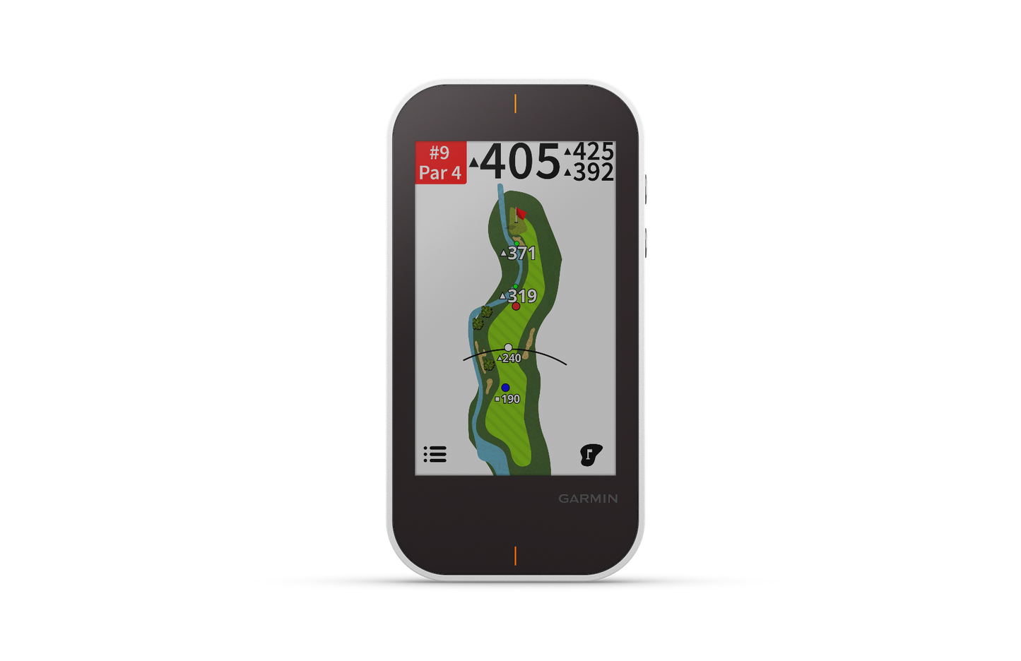 Garmin Approach G80 golf GPS & rangefinder in dark gray with silver bezel